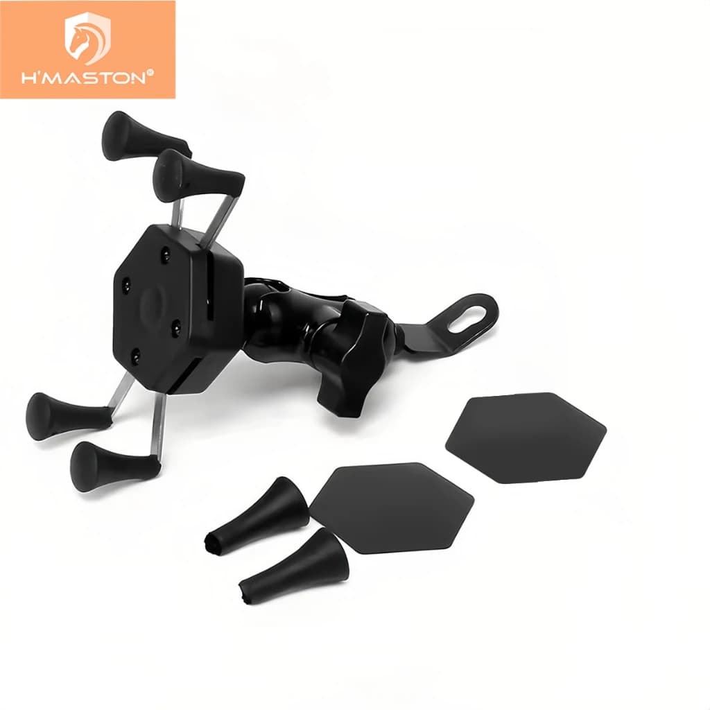 Suporte Celular Moto Com Carregador Universal Usb E Luz Led