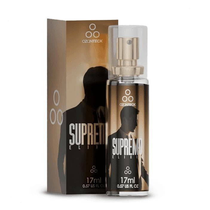 Perfume Masculino Supremo Elixir Ozonteck 17ml | 33% Essência Excelente Fixação | Parfum Premium Original