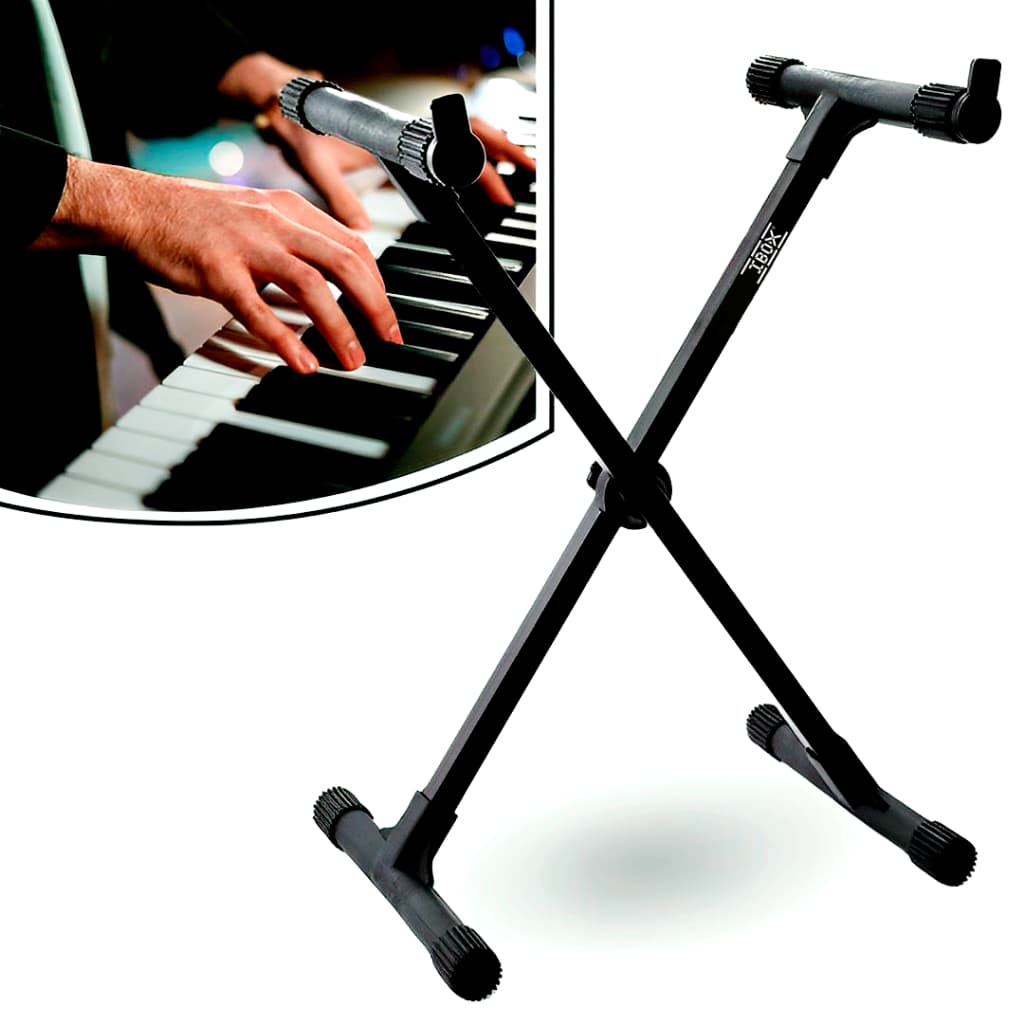 Suporte Para Teclados e Pianos Musical Profissional X30 Ibox