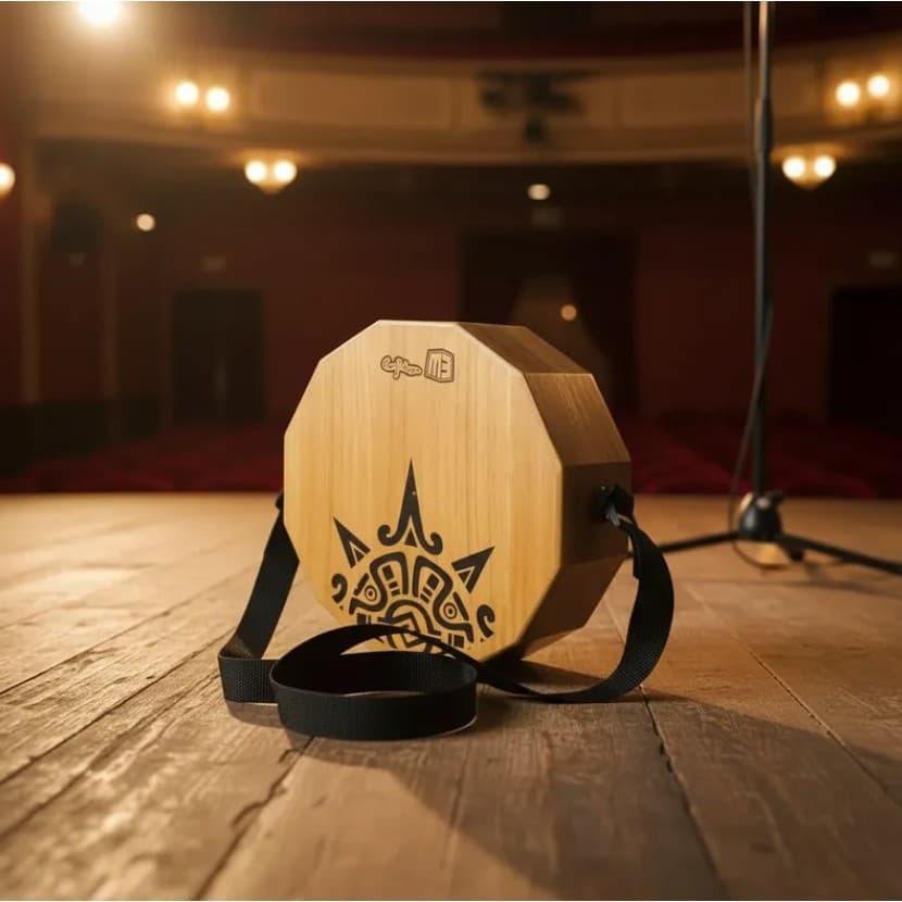 Cajita Cajón Acústico Dodecagono 12 Lados Mdf Cajones Mb