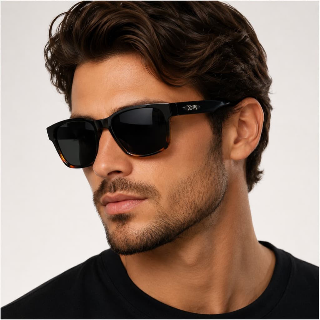 Óculos de Sol Retrô Vintage Unissex Proteção UV400 Elegante Quadrado
