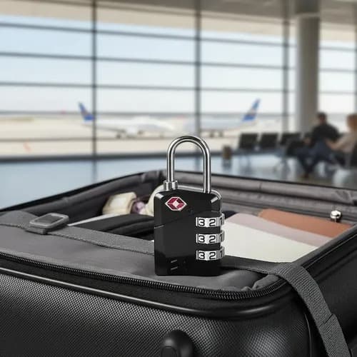 Cadeado Executivo Tsa Original 3 Dígitos para Mala Bagagem