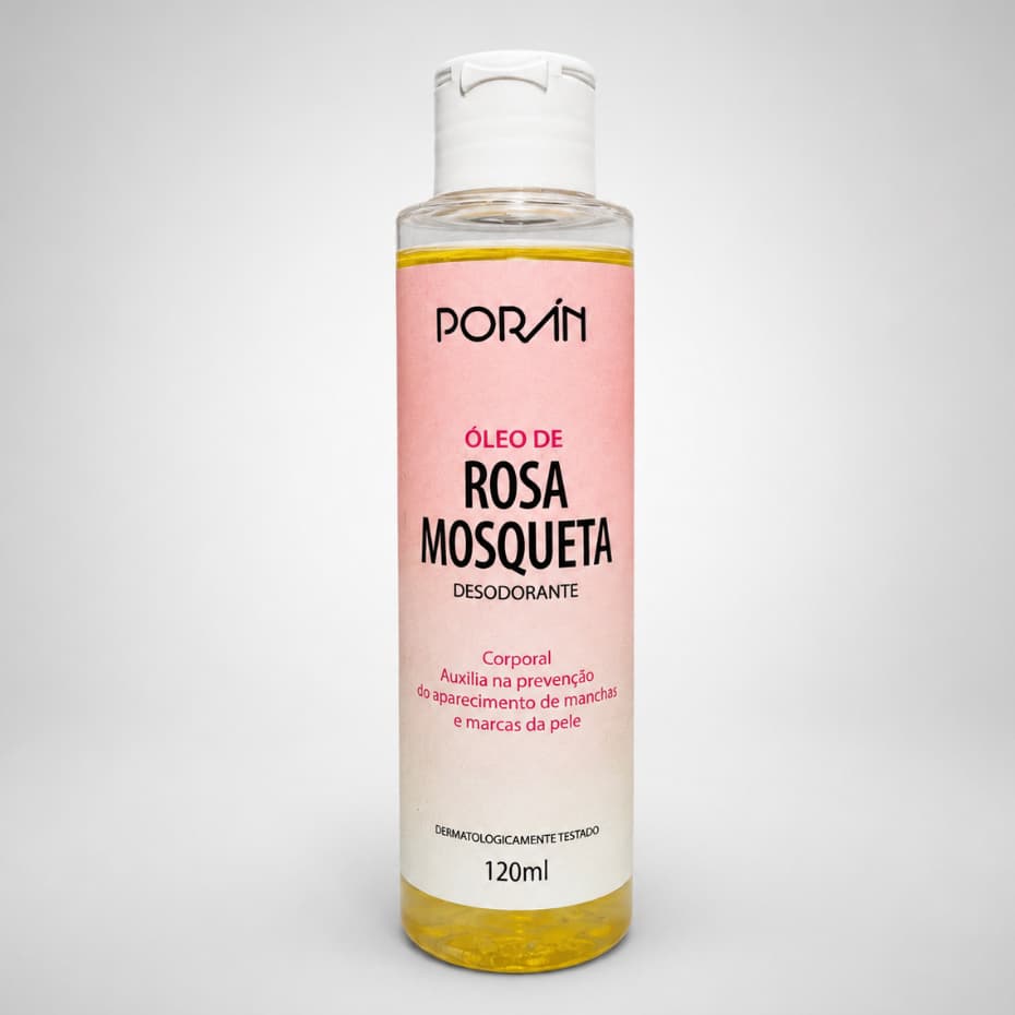 Óleo De Rosa Mosqueta Porán 120ml Corporal Prevenção De Manchas -hidratação