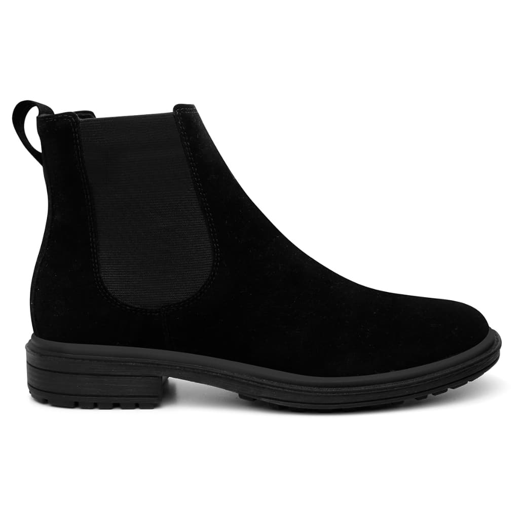 Bota botina chelsea masculina social casual camurça confortável solado borracha antiderrapante Premium