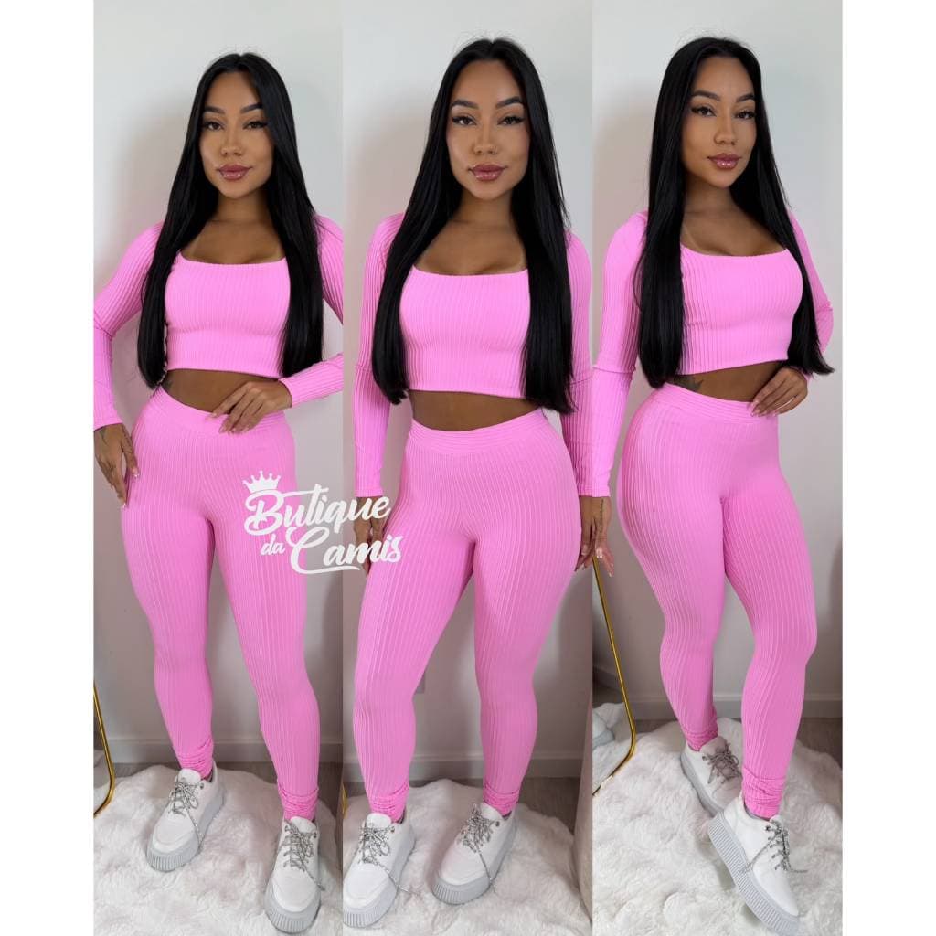 Conjunto Feminino em Canelado Power 3D