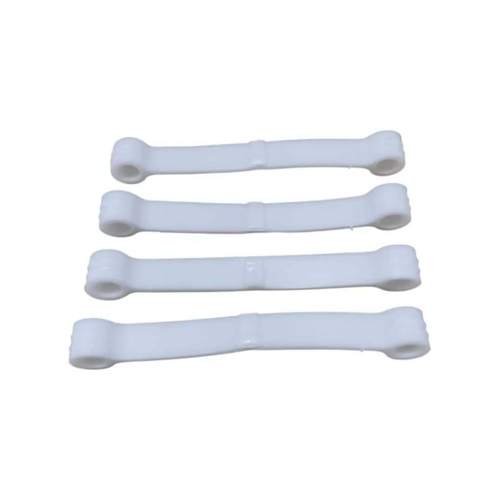 Kit 4 Tirantes Suspensão Lavadora Consul/brastemp Branco