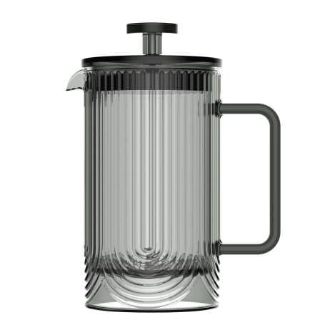 Cafeteira Prensa Francesa Lea Vidro Preto Fumê 600ml TERMOLAR