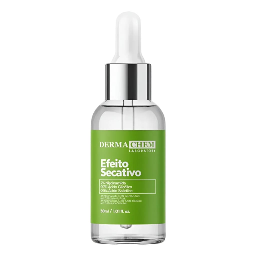 Sérum Efeito Secativo Dermachem 30ml para Acne, Espinhas e Pele Oleosa