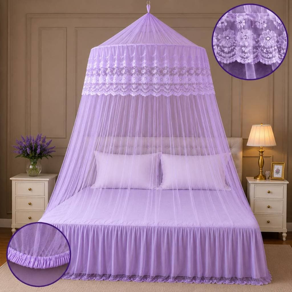 Mosquiteiro Teto Casal King /Queen/Box C/ Elástico - Promoção Limitada