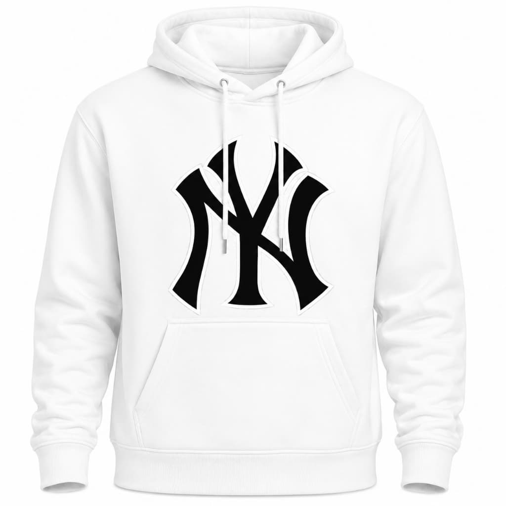 Blusa Moletom Masculino  NY NEW YORK BRASQUETE  Flanelado Canguru com Capuz Unissex