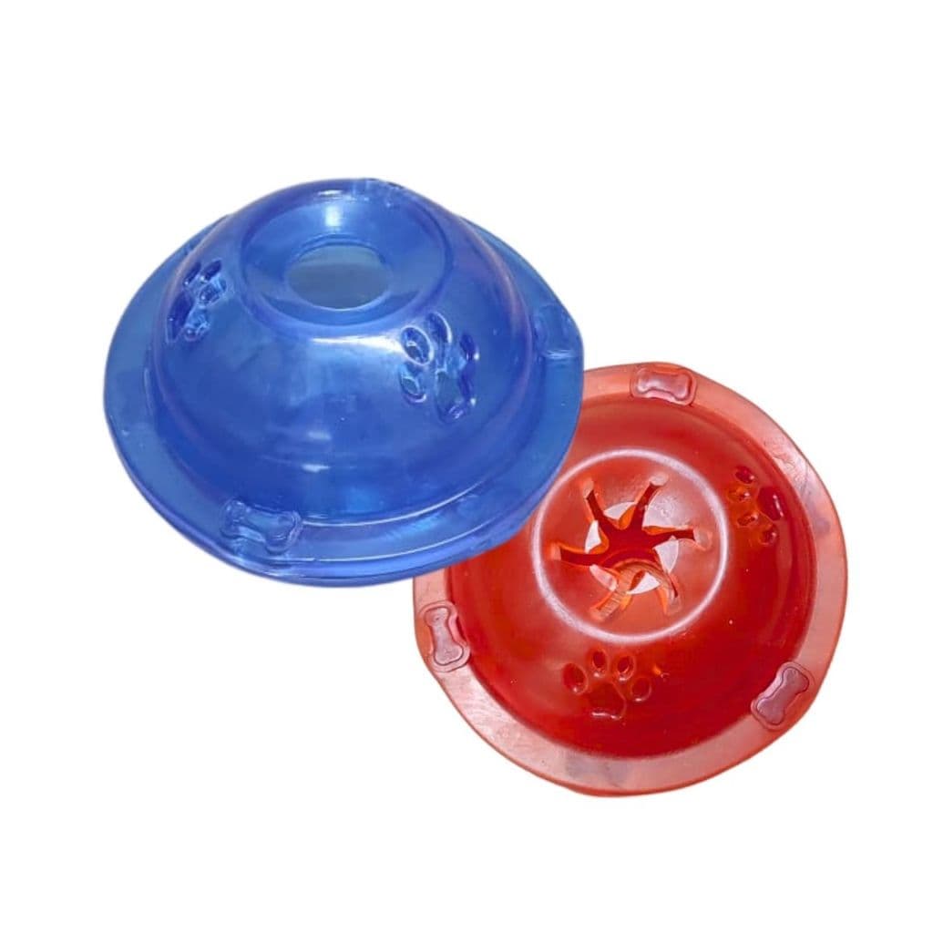 Brinquedo Bola Interativa Saturno para Cães que Solta Petiscos para Adestramento