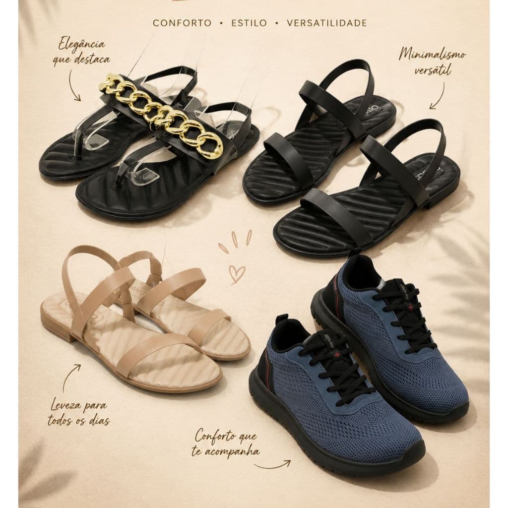 LOTE COM 10 PARES DE CALÇADOS ORIGINAL VARIADOS SEM CAIXA