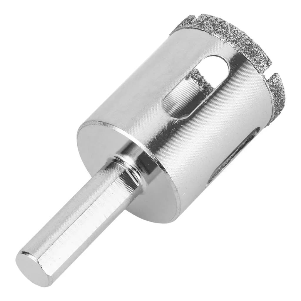Broca Serra Copo Diamantada 25mm Vidro Porcelanato Mármore