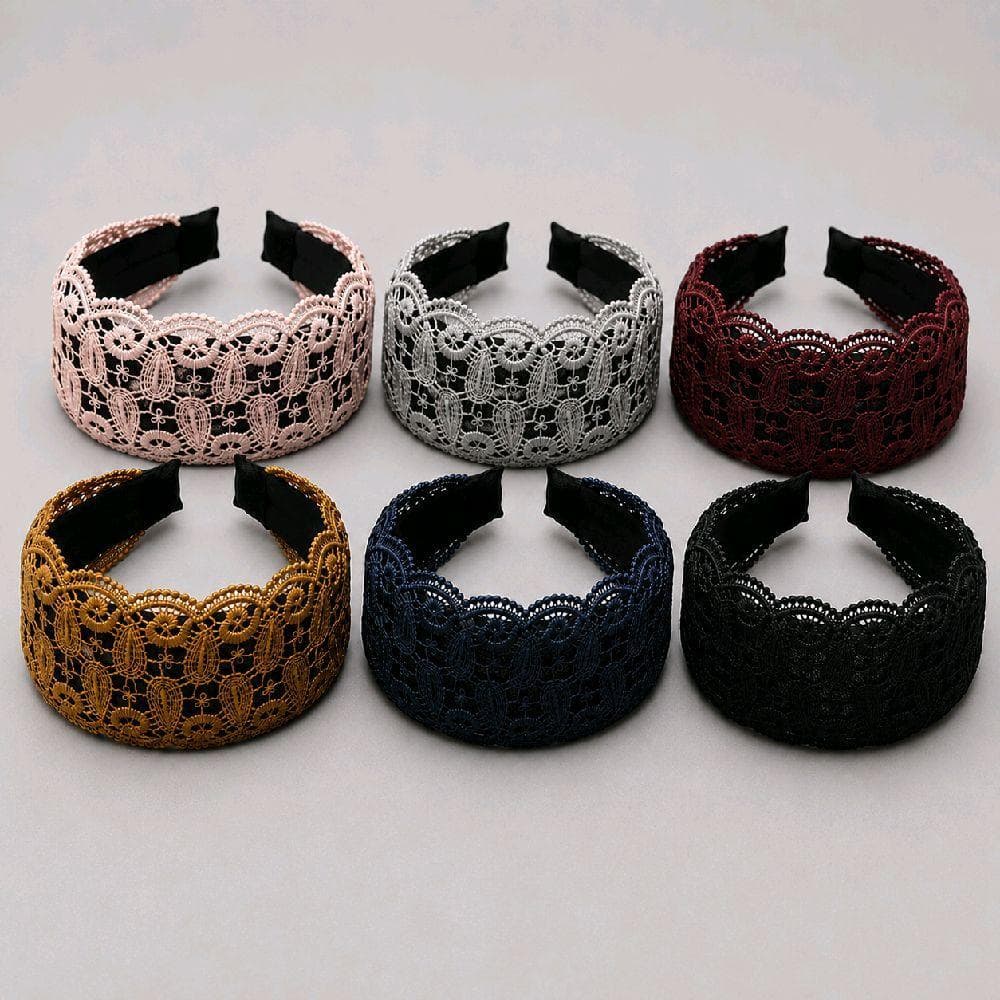 Tiara para Cabelo em Tricot Feminina Confortável Faixa de Cabelo Inverno Estilosa Material de Alta