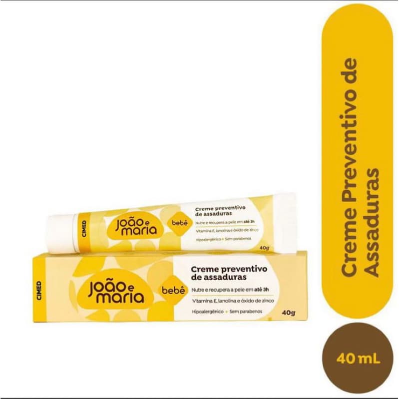 Pomada Para Assaduras Cimed João e Maria 40g