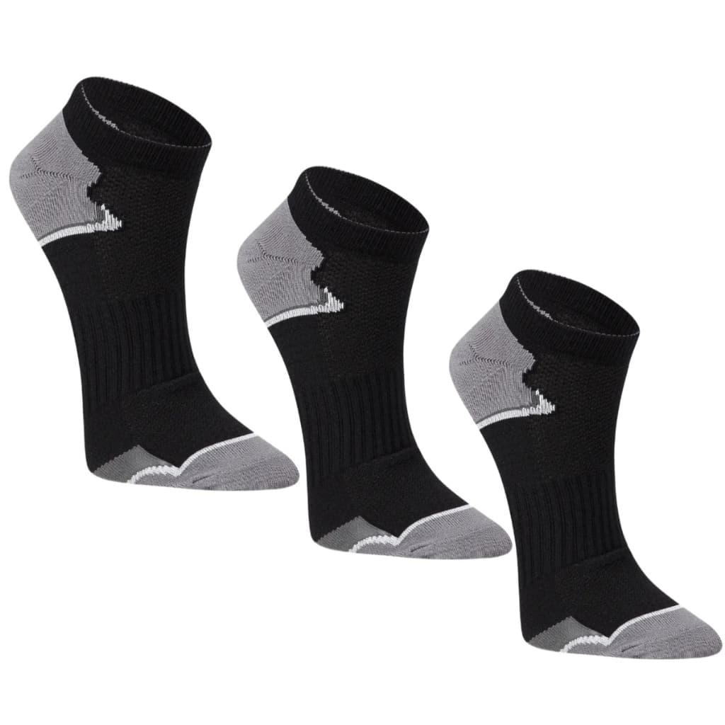 Meia Esportiva Poliamida Cano Curto Kit 3 Pares Academia e Corrida
