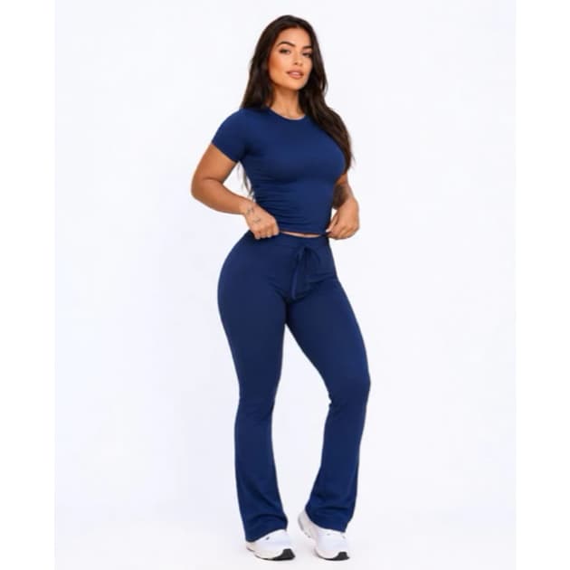 Conjunto flare top + legging