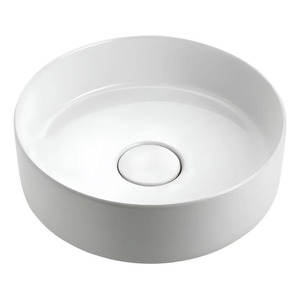 Cuba Pia Apoio Redonda Grande Branca 35cm Ica27 Icasa Branco
