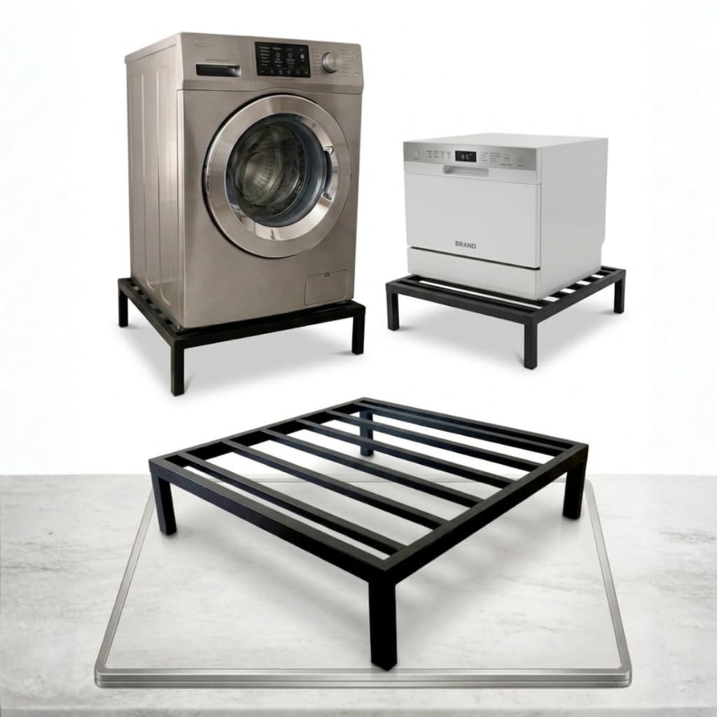 Base suporte apoio elevação para maquina de lava e seca lava louça lavanderia cozinha 60x60x15cm