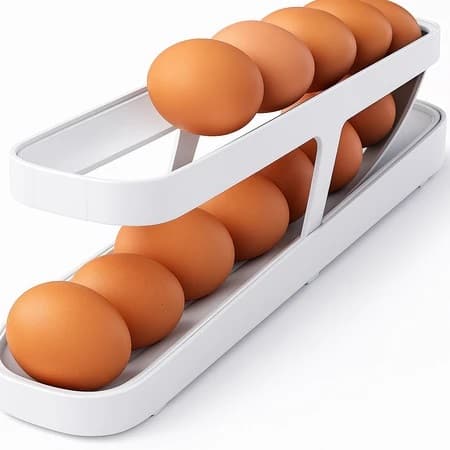 Porta Ovos Dispenser Organizador Bandeja De Ovos Geladeira