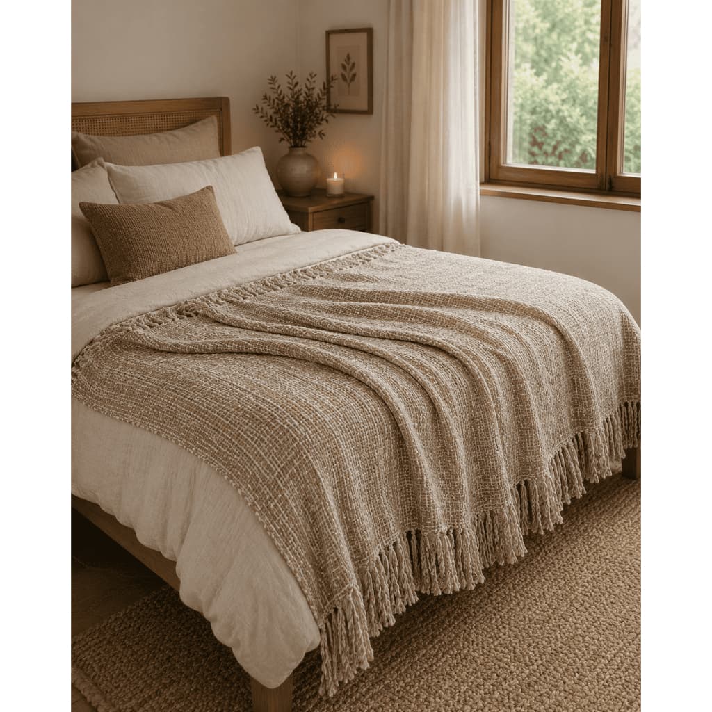 Kit 2 Mantas Grande 3m Para Sofá Retratil Proteção Macio 100% Algodão Peseira para Cama Queen King Decoração