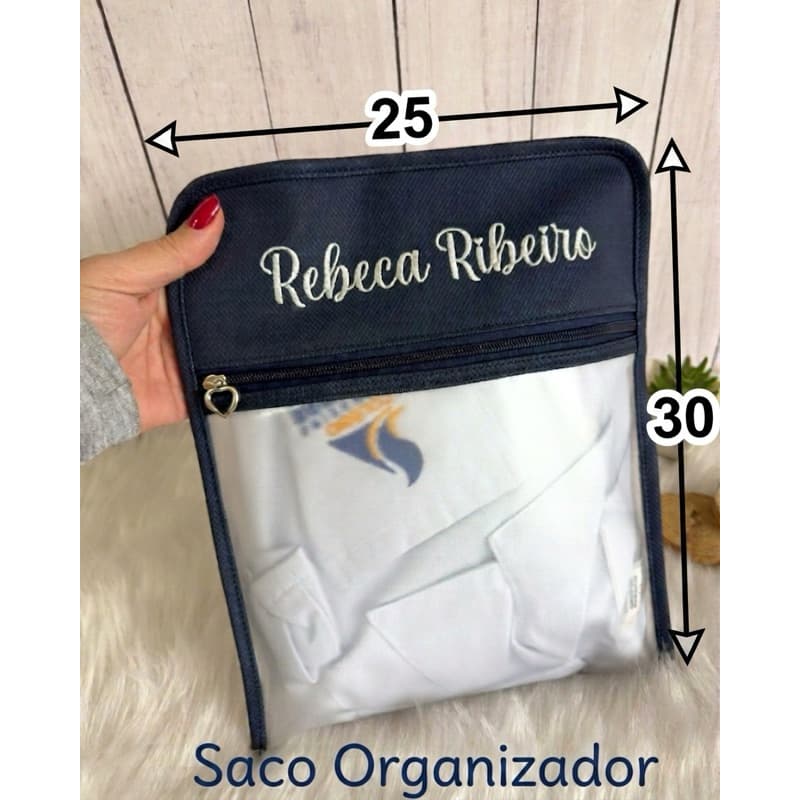 Saco organizador Bordado