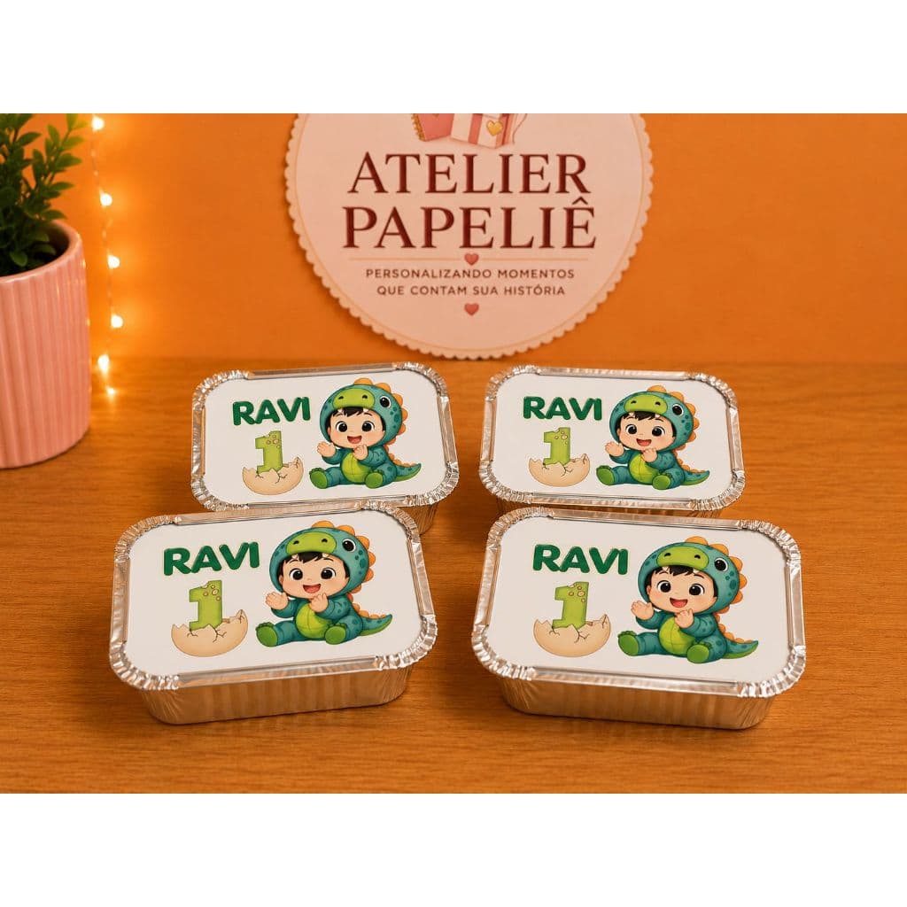 100 Adesivos Rotulos para Marmitinha 12 X9cm Festa Infantil Qualquer Tema Nome e Idade Lembrancinha