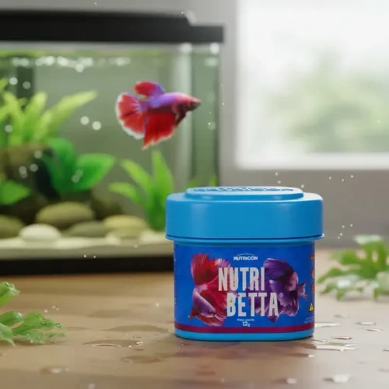 Nutri Betta Alimento para Peixe Betta 14g | Ração Premium Completa