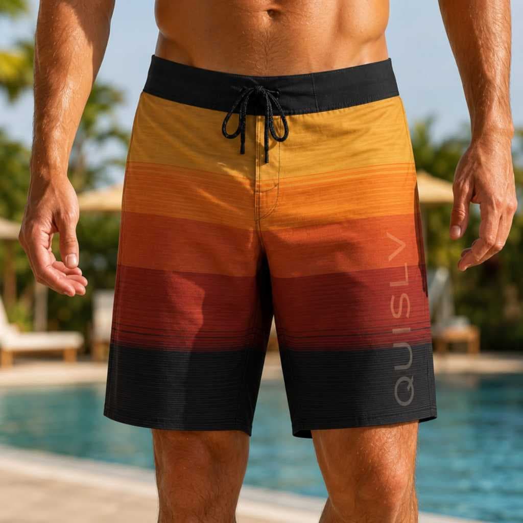 Kit 3 Bermudas Masculinas Tactel Elastano Short Casual Praia Piscina Academia Treino Dia a Dia Verão  Algodao Bolso Zipe