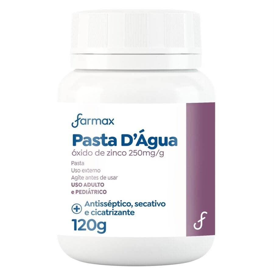 Pasta d'Água Farmax 120g Antiassaduras Brotoejas Bebê Catapora