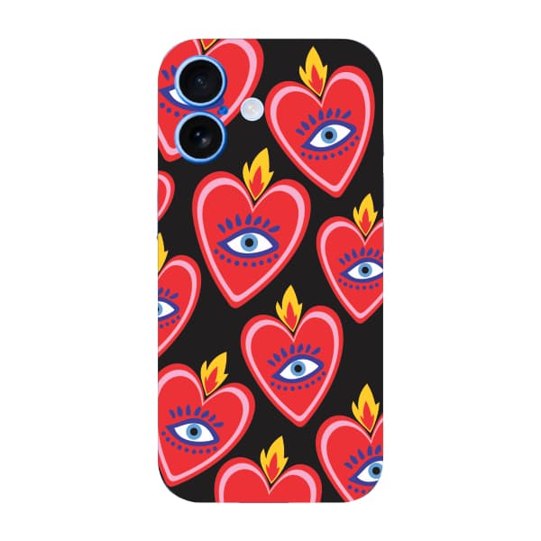 Capinha para iPhone 17 Anti Impacto Fashion - SACRED HEART PATTERN