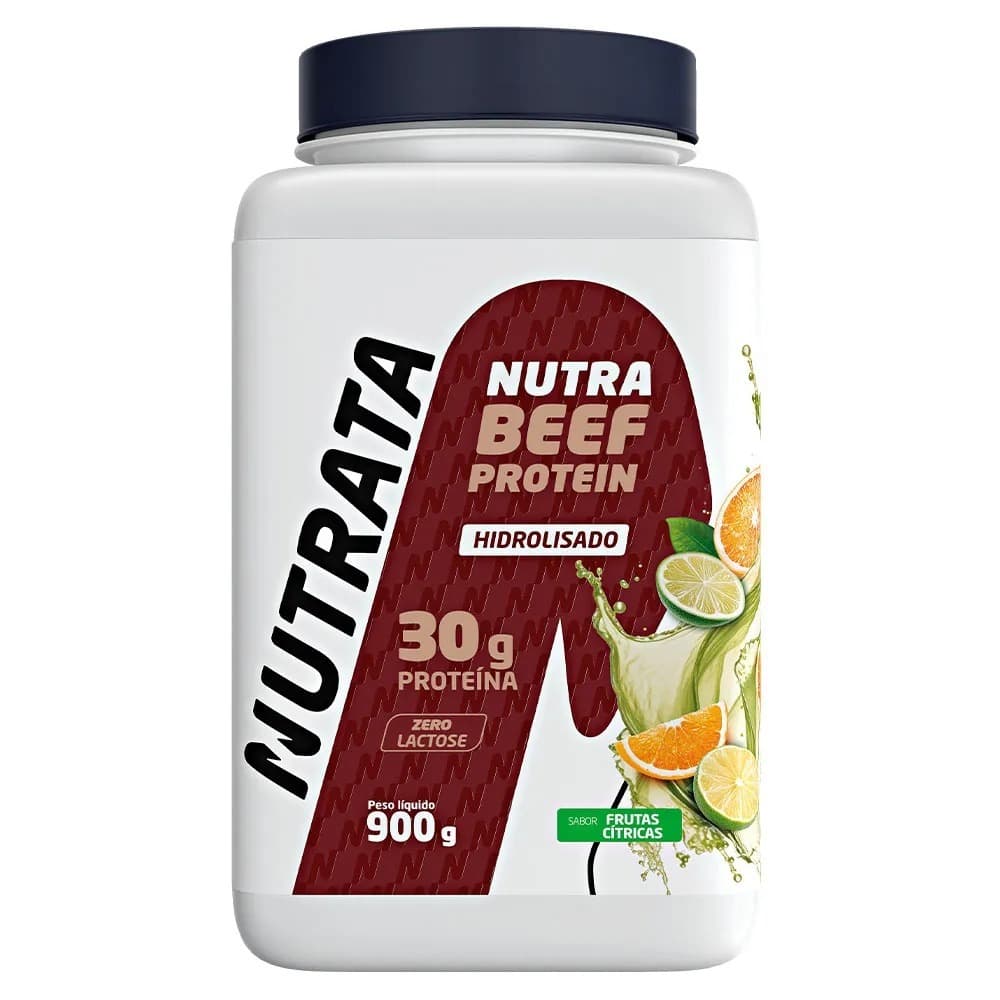 Nutrata Nutra Beef Protein 900g Zero Lactose Frutas Cítricas