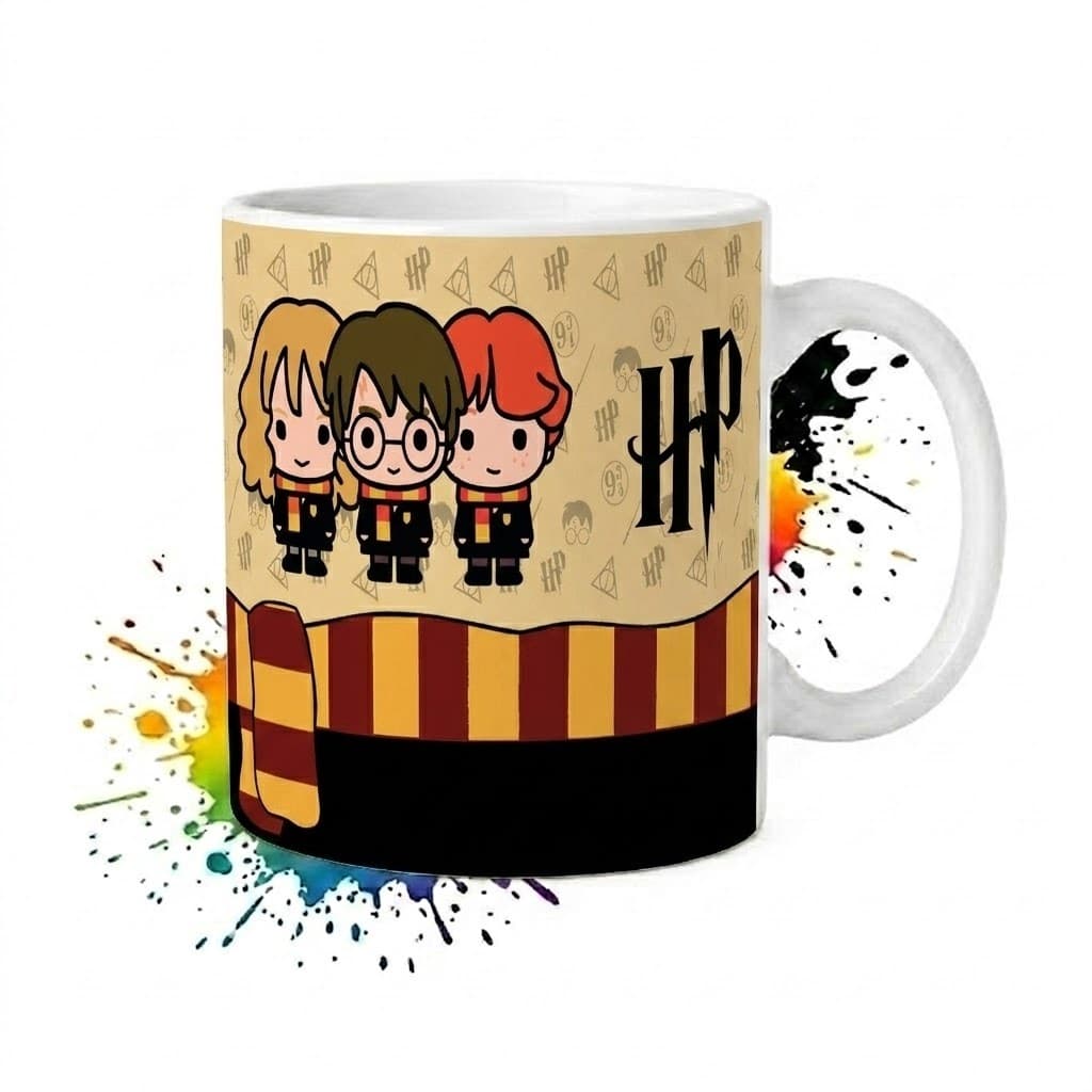 Coleção Harry Potter Canecas Personalizadas 325ml - Canecas em Cerâmica
