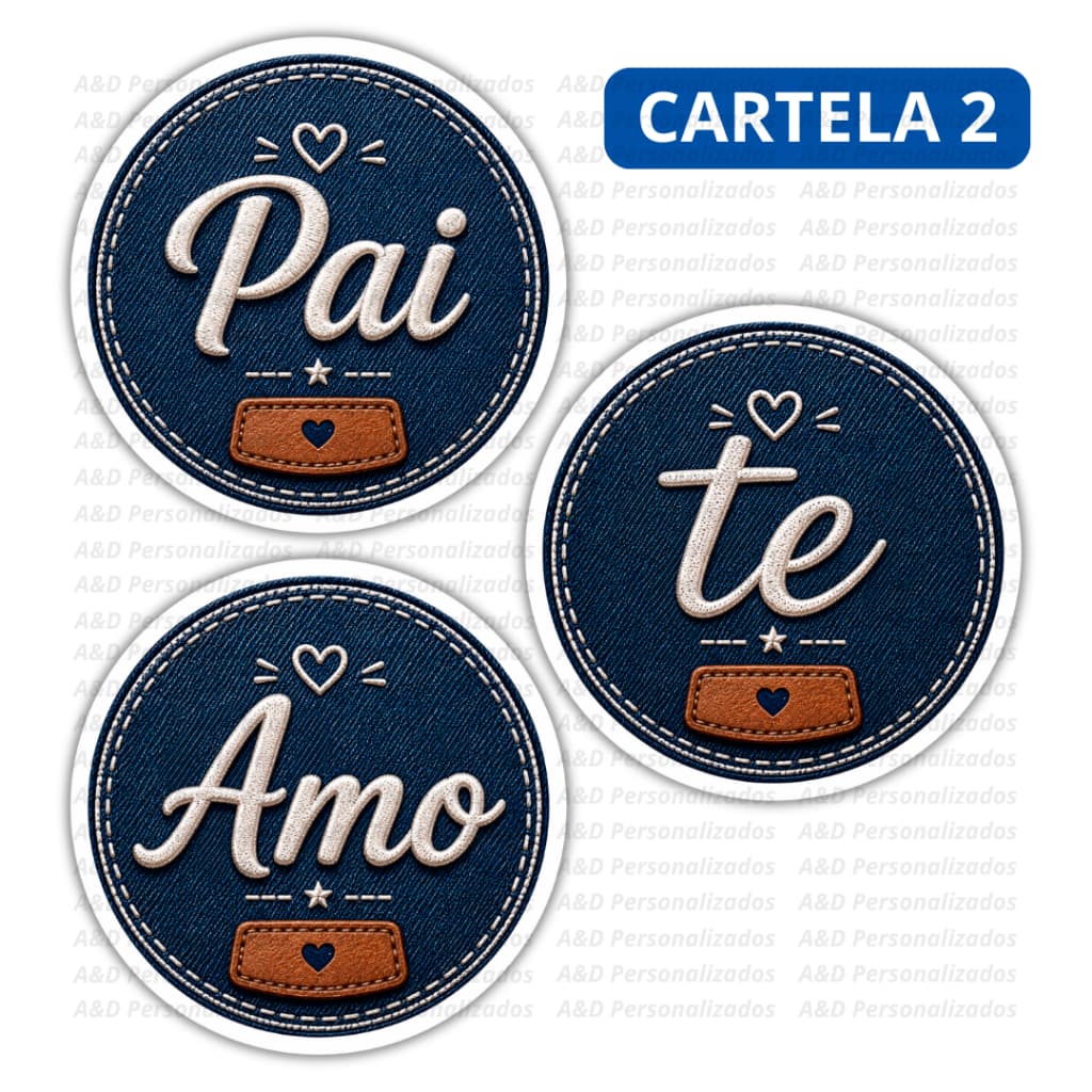 100 Adesivos PAI TE AMO para Dia dos Pais Lembrancinha Sabonete Natura Emabalagem Cliente Presente