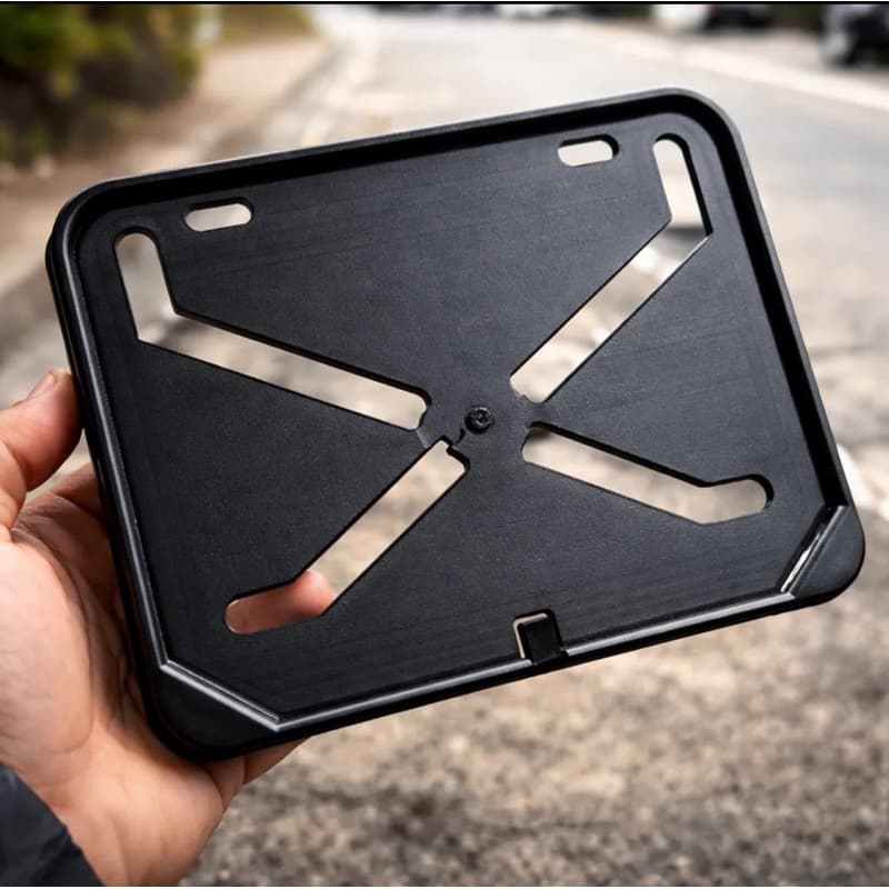 SUPORTE DE PLACA PADRÃO MERCOSUL PARA MOTO