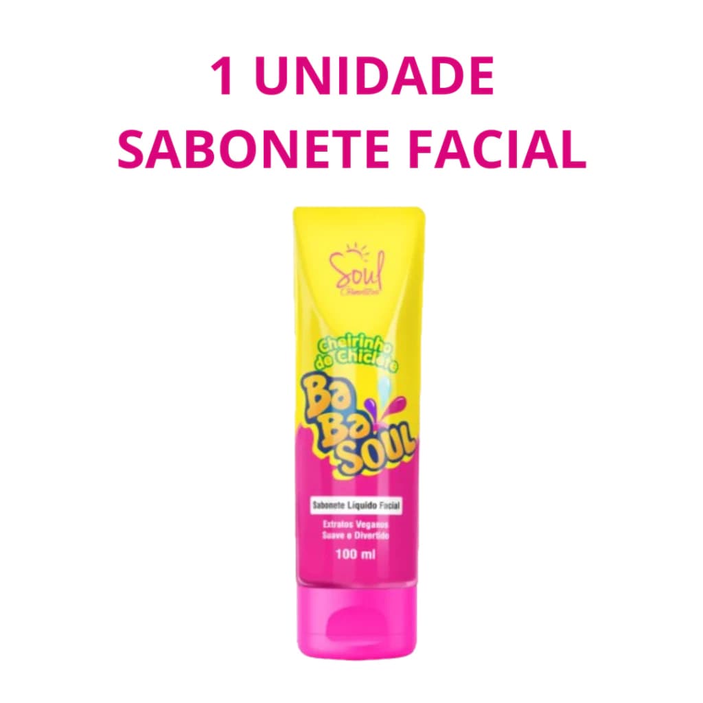 Sabonete Líquido Facial 100ml Limpeza Facial Micelar Vitamina C Carvão Ativado