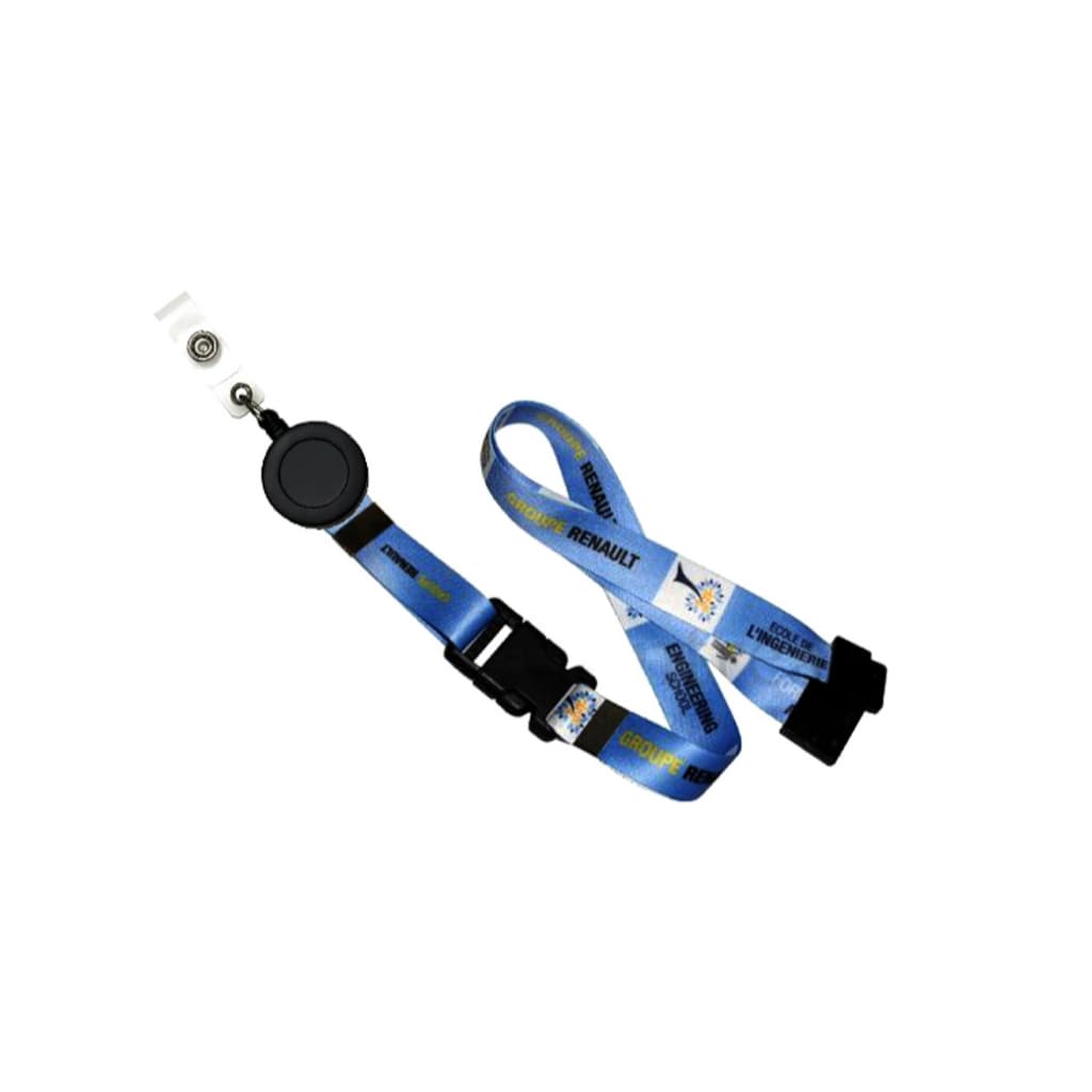 2 Cordão personalizado 20mm engate trava e roller