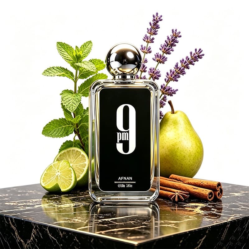 Original Perfume Arabe Afnan 9 Pm Pour Masculino De Parfum 100 ML de perfume