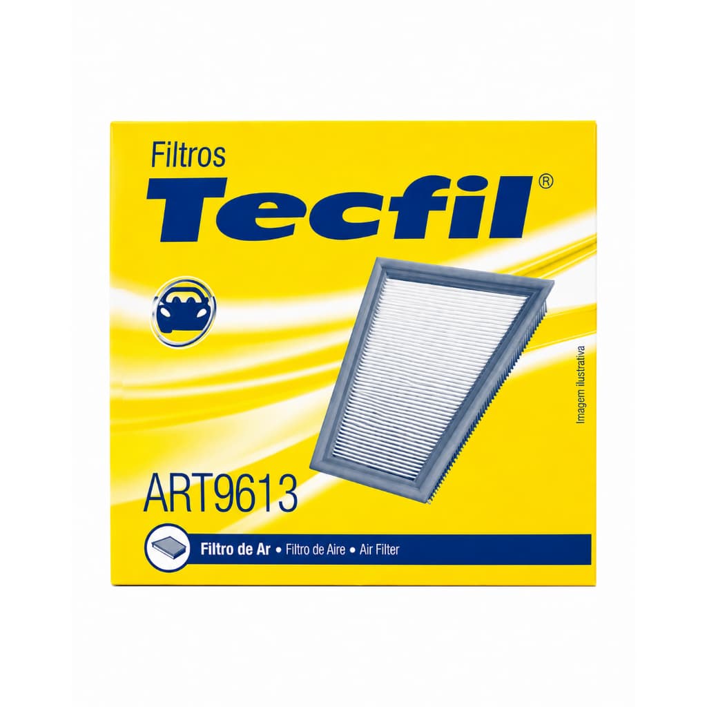 Filtro de ar ART9613 Tecfil Unidade. Compatibilidade na Descrição.