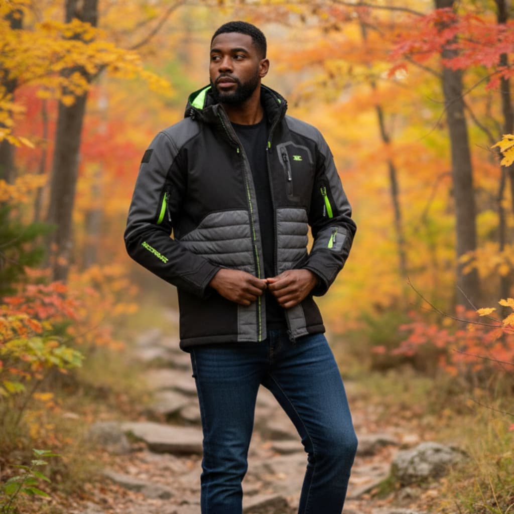 Jaqueta Texx Miami Cinza Preta Verde Impermeável Motociclista Com Proteção Masculina Original