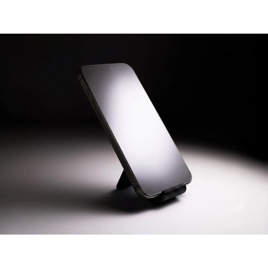 Suporte Minimalista em Relevo para Celular - Feito em Plástico com Ângulo de 30 Graus