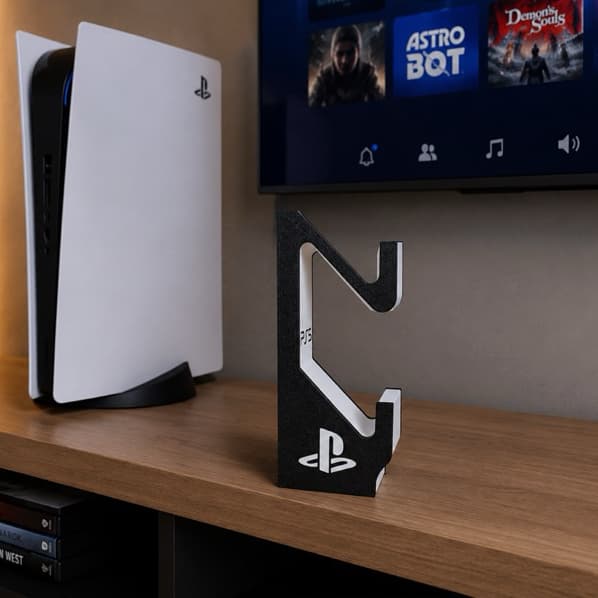 Suporte Duplo Controle PS5 Base Suporte Gamer Organizador DualSense Para 2 Controles Video Game