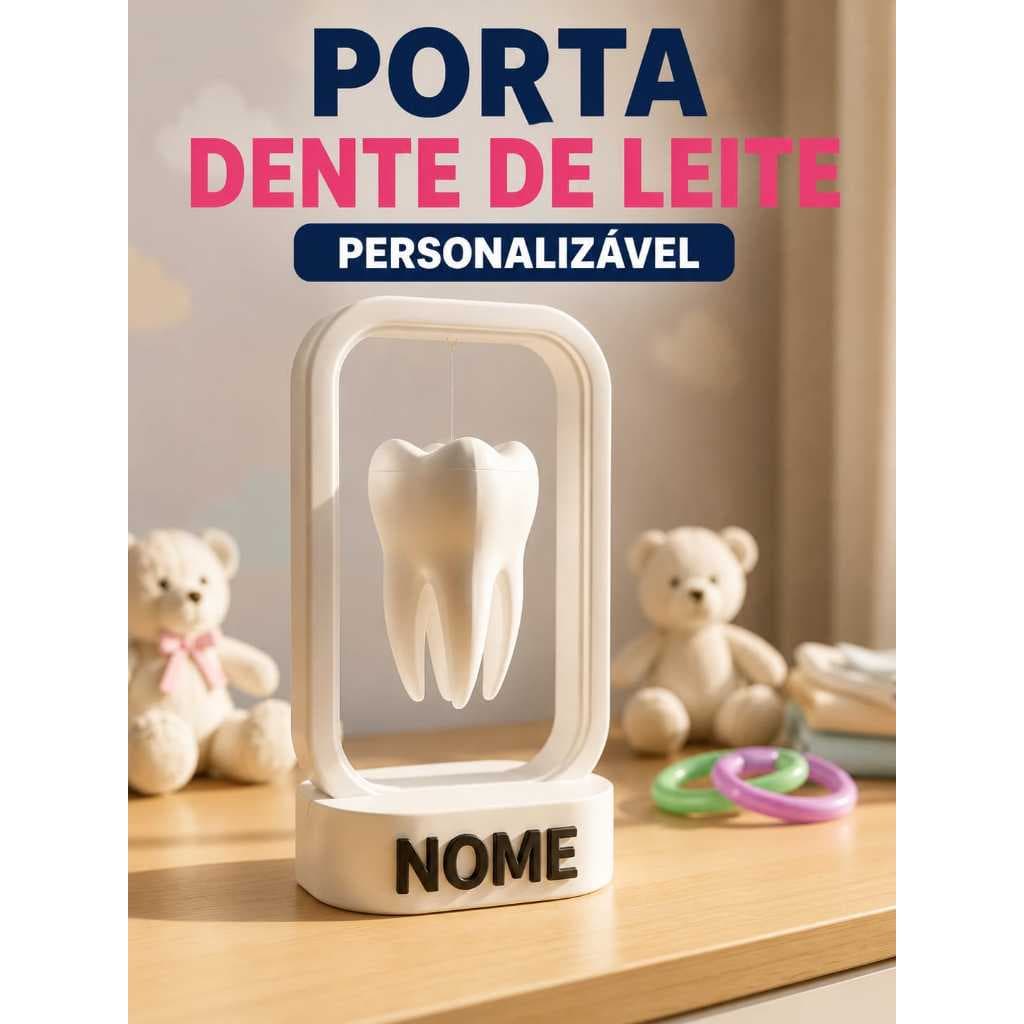 Porta Dente De Leite Infantil Personalizado e Moderno