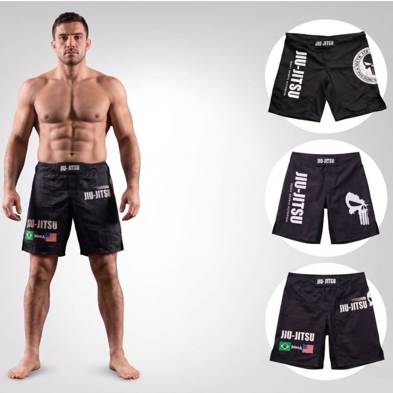 Bermuda Masculina Tactel MMA Luta e Academia