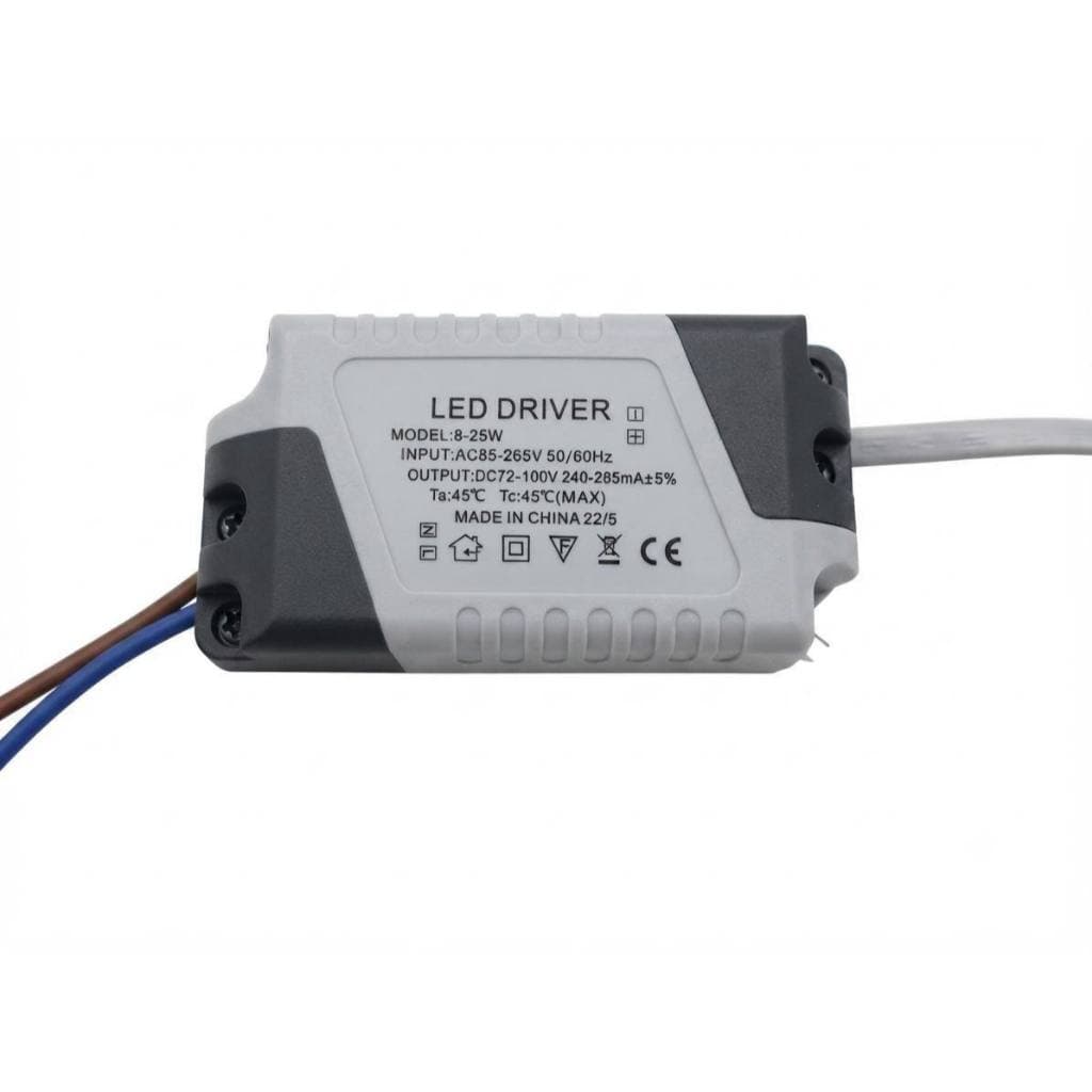 Led Driver Para Painel Embutir Sobrepor 8w a 25w Bivolt