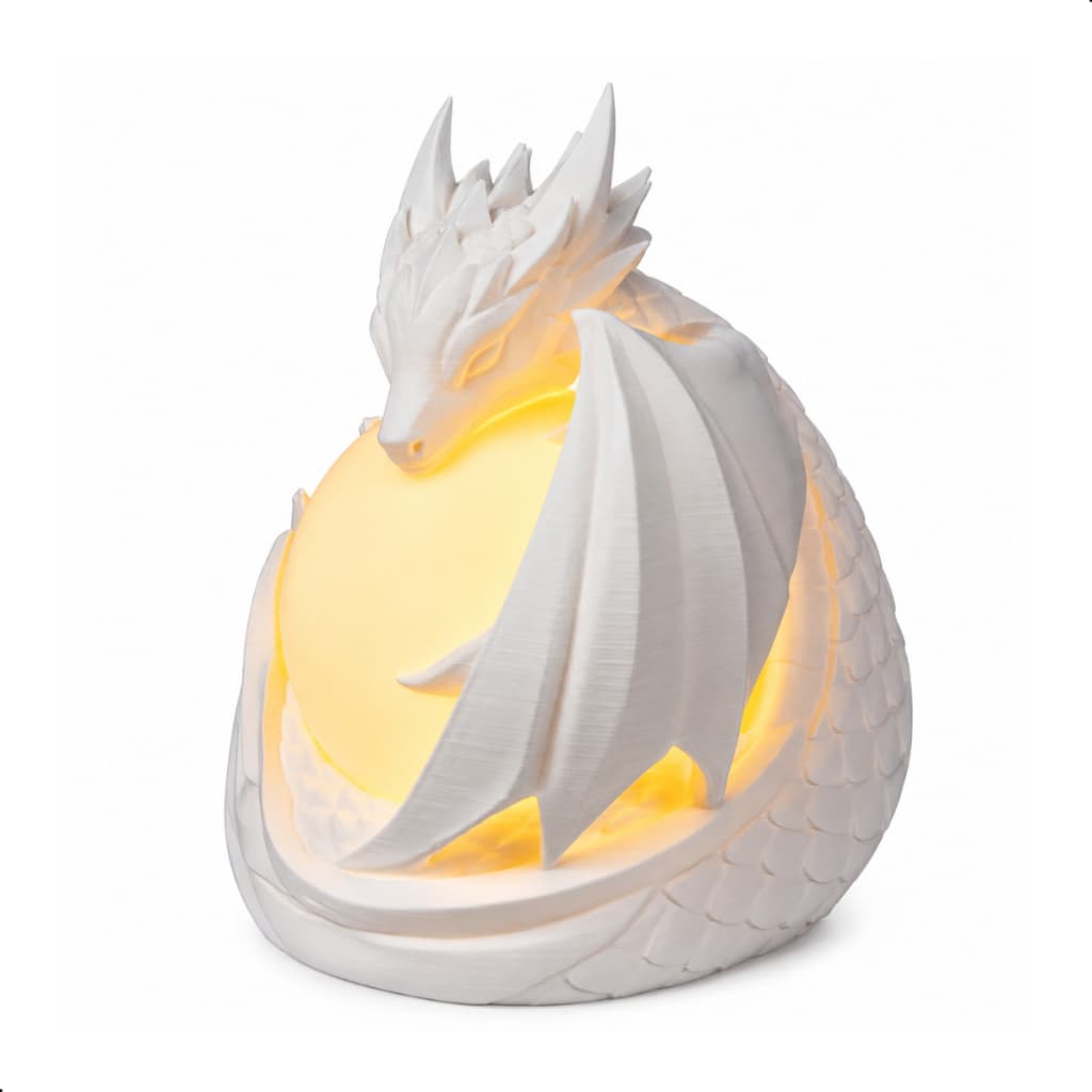 Luminária Dragão De Mesa Decorativa Quarto Gamer Geek Abajur
