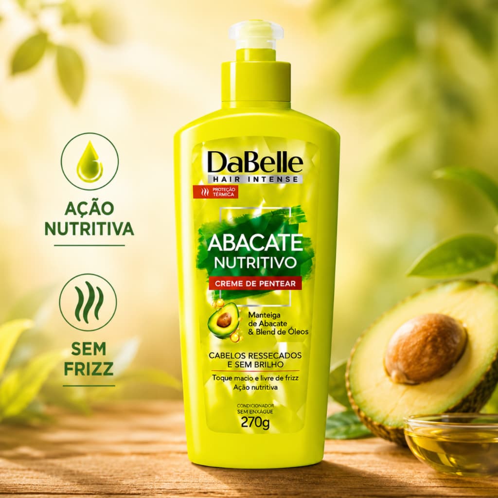 Dabelle Abacate Nutitivo Creme De Pentear 270gr