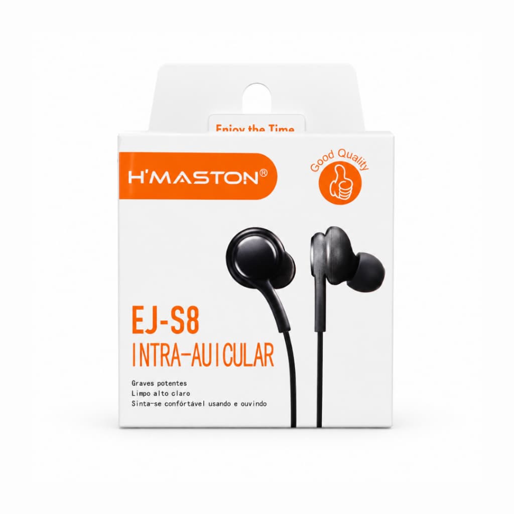 Fone de Ouvido Com Fio P2 H'maston EJ-S8