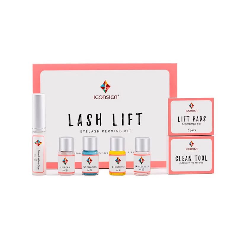 Kit Lash Lift Profissional Iconsign Permanente para Lifting de Cílios Completo