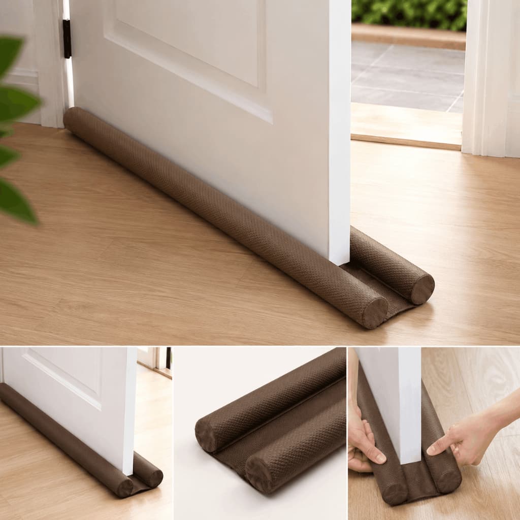 Kit 2 A 10 Protetores De Porta Veda Pó Contra Insetos Poeira Sujeira Vento Baixo Da Porta Casa